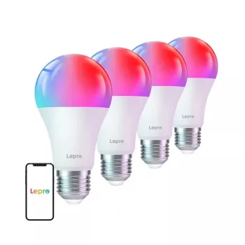 LEPRO B2 E27 Wi-Fi LED Bulb Smart RGB+CCT 9W (60W Equivalent) 806lm Tunable White 2700K-6500K