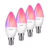 LEPRO BC1-EU-4 C37 RGBCW Wi-Fi LED Bulb E14 4.5W 400lm Tunable White + RGB Smart Candle Lamp