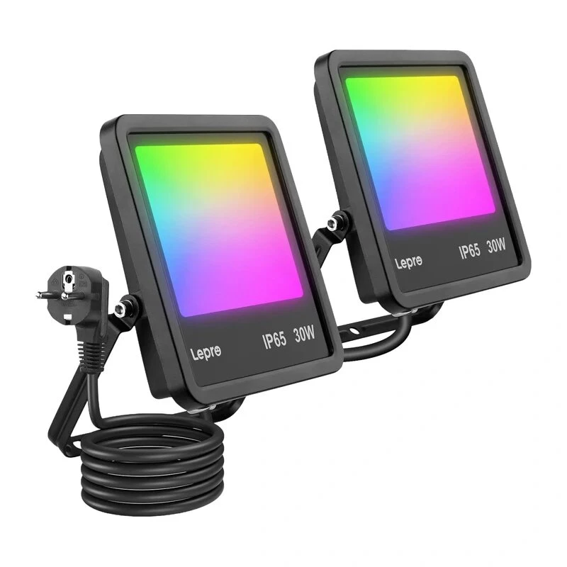 Lepro F1 30W LED Floodlight IP65 3000lm 5000K