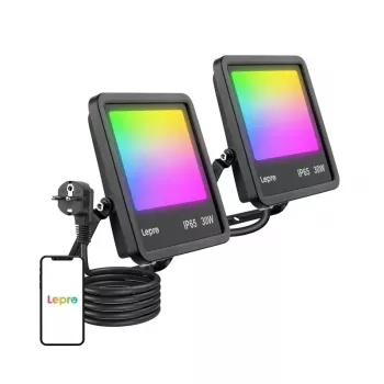 Lepro F1 30W LED Floodlight IP65 3000lm 5000K