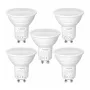 LEPRO GU10 LED Bulb 4.5W (50W Equivalent), 345 lm, Daylight White 5000K, 100° Beam Angle, Non-Dimmable, 5-Pack