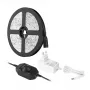 LEPRO PR4100067-DW-EU 5m Warm White LED Strip Kit with Dimmable 3000K SMD 2835 Tape Light, 12V 24W 1200lm, 3M Adhesive, Inline Dimmer, Power Supply Included, IP20