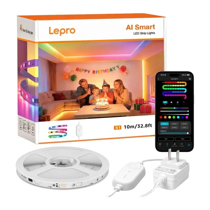 Lepro S1 10m Wi-Fi Bluetooth RGBIC LED Strip