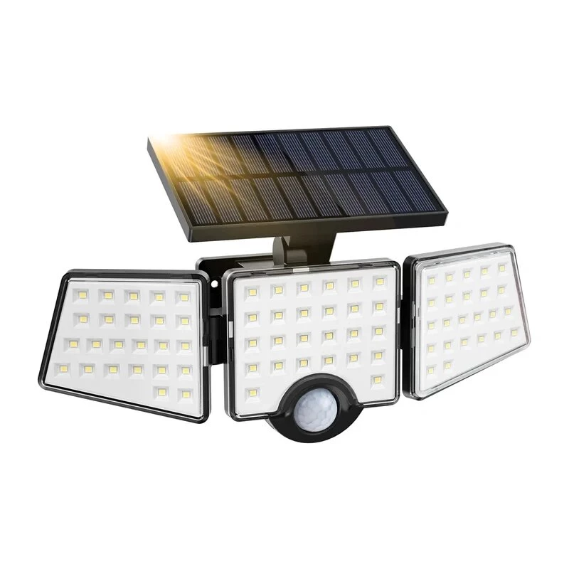 LEPRO WL4000 Solar Lamp – 4000LM, IP65, 18W Solar Panel with Motion Sensor and Remote Control, 5M Cable