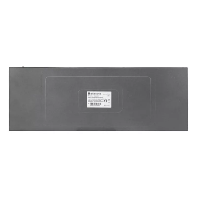 LevelOne GEU-2432 24-Port Gigabit Ethernet Switch, 4-Mode DIP Switch, 19 inch Rackmount, Unmanaged, Metal Housing