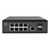 LevelOne Industrial PoE+ Switch 8x 2.5G PoE, 2x 1G, 2x 10G SFP+ Uplinks, Unmanaged, DIN-Rail, IP30