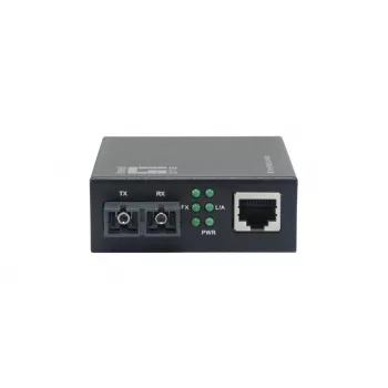 LevelOne Smart Gigabit RJ45 to SC Media Converter, Single-mode Fiber, 1310 nm, 20 km, 1000 Mbps