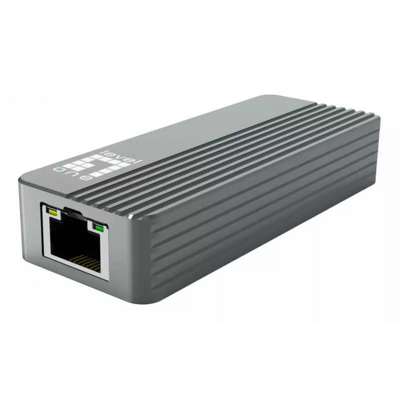 LevelOne USB-0410 USB 3.2 Gen 1 Type-A to Gigabit Ethernet Adapter