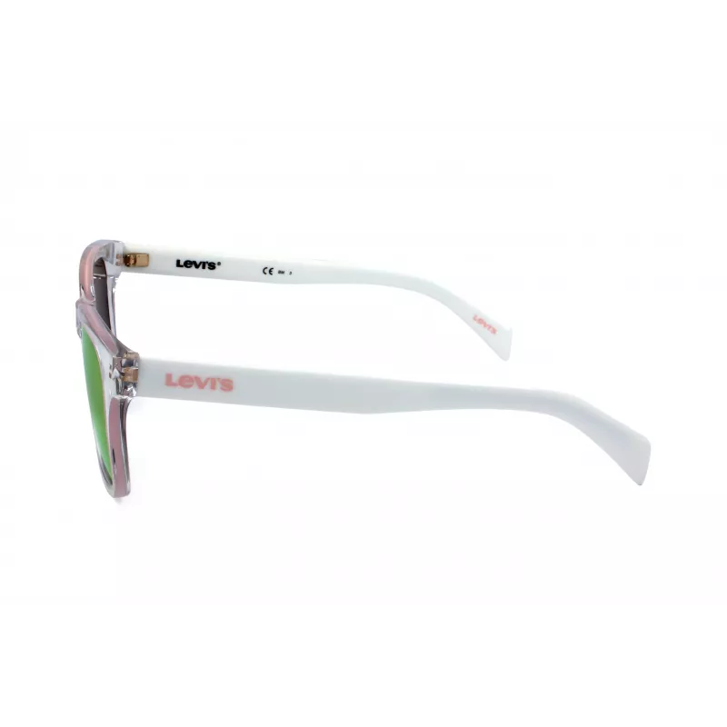 LEVI'S LV-1002-S-900 Unisex Rectangular Sunglasses Black/Grey 53mm