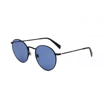 LEVI'S LV-1005-S-08A Unisex Sunglasses - Classic Rectangular Acetate Frame - UV400 Grey Polycarbonate Lenses - 52/21/145 mm