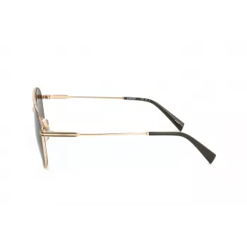 LEVI'S LV-1013-S-J5G Unisex Rectangular Sunglasses - Black Frame Grey Lens 54mm