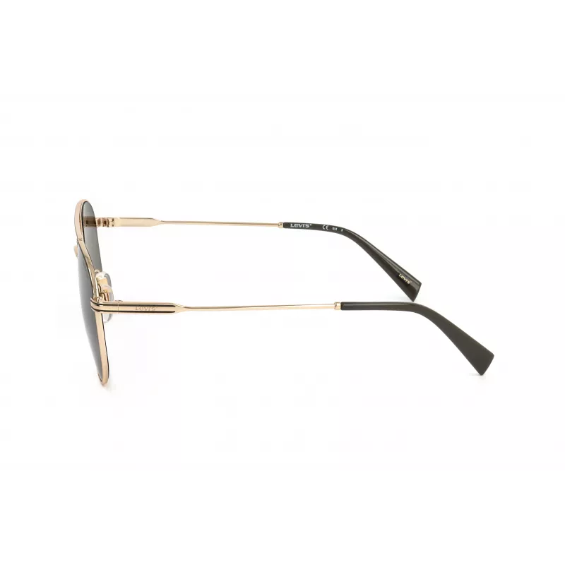 LEVI'S LV-1013-S-J5G Unisex Rectangular Sunglasses - Black Frame Grey Lens 54mm
