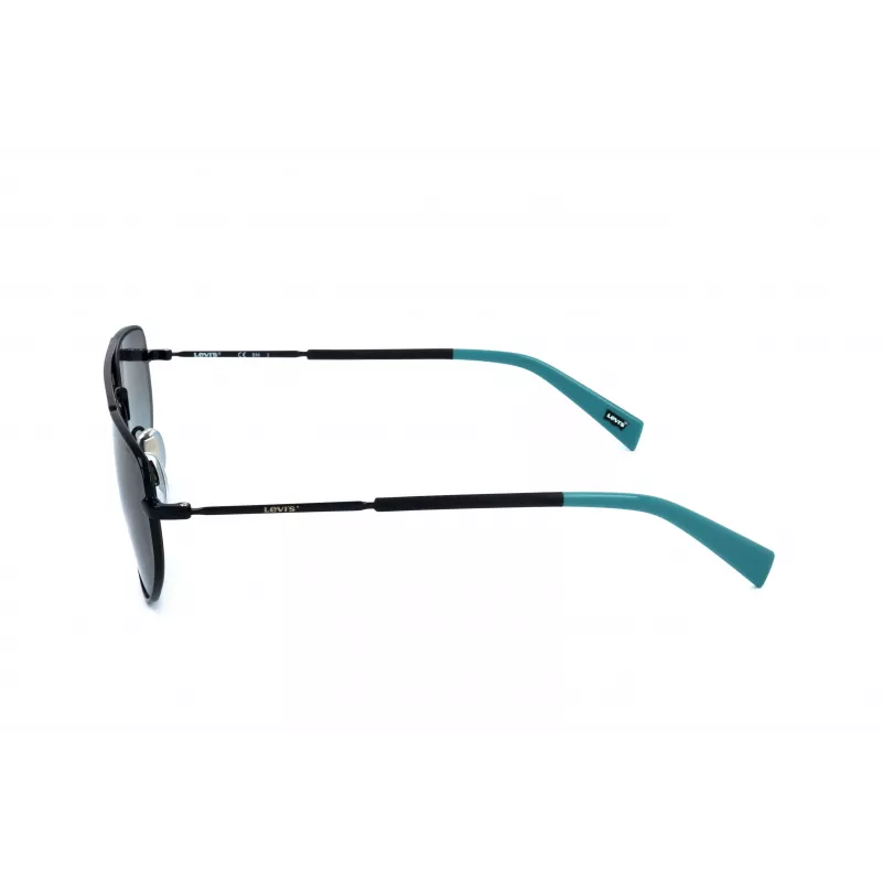 LEVI'S LV-1018-S-807 Unisex Sunglasses, Black Frame, Grey Lens, 59 mm