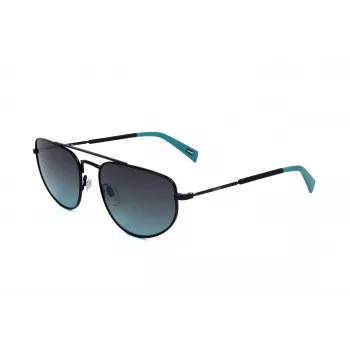 LEVI'S LV-1018-S-807 Unisex Sunglasses, Black Frame, Grey Lens, 59 mm