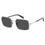 LEVI'S LV-1019-S-010 Unisex Sunglasses - Black Frame Grey Lens 57mm
