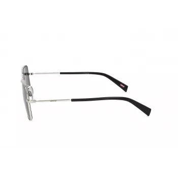 LEVI'S LV-1019-S-IR Unisex Sunglasses - Black Frame, Grey Lens, 57mm