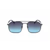 LEVI'S LV-1021-S-807 Unisex Sunglasses - Black Acetate Frame, Grey Polycarbonate Lenses, 58mm