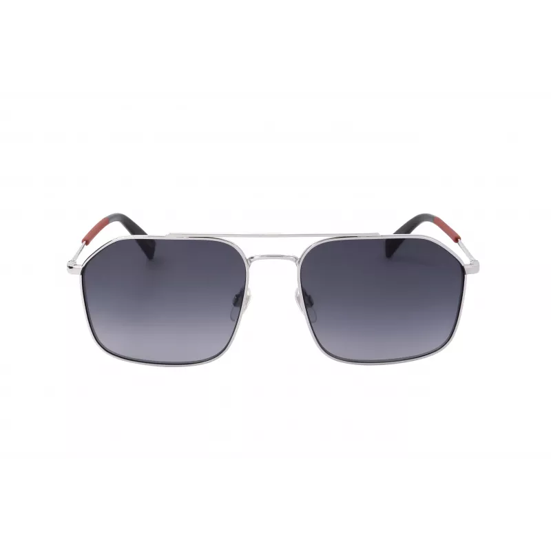 Levi's LV-1021-S-RD Unisex Sunglasses - Black Frame, Grey Lens, 58mm