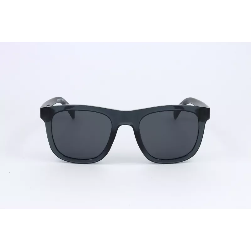 LEVI'S LV-1023-S-PJP Unisex Polarized Sunglasses - Black/Grey Frame, Grey Lens, 53mm