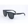 LEVI'S LV-1023-S-PJP Unisex Polarized Sunglasses - Black/Grey Frame, Grey Lens, 53mm