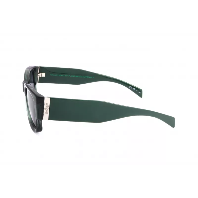 LEVI'S LV-1033-S-1ED Unisex Rectangular Sunglasses - Black Frame Grey Lens 53mm