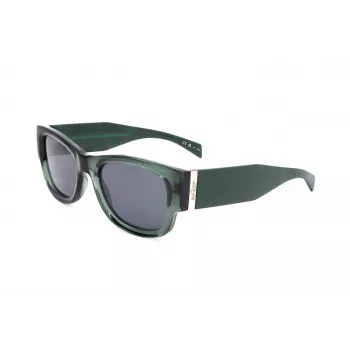 LEVI'S LV-1033-S-1ED Unisex Rectangular Sunglasses - Black Frame Grey Lens 53mm