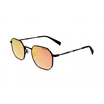 LEVI'S LV-1035-S-003 Unisex Sunglasses, Black Frame, Grey Lens, 51/22/140 mm