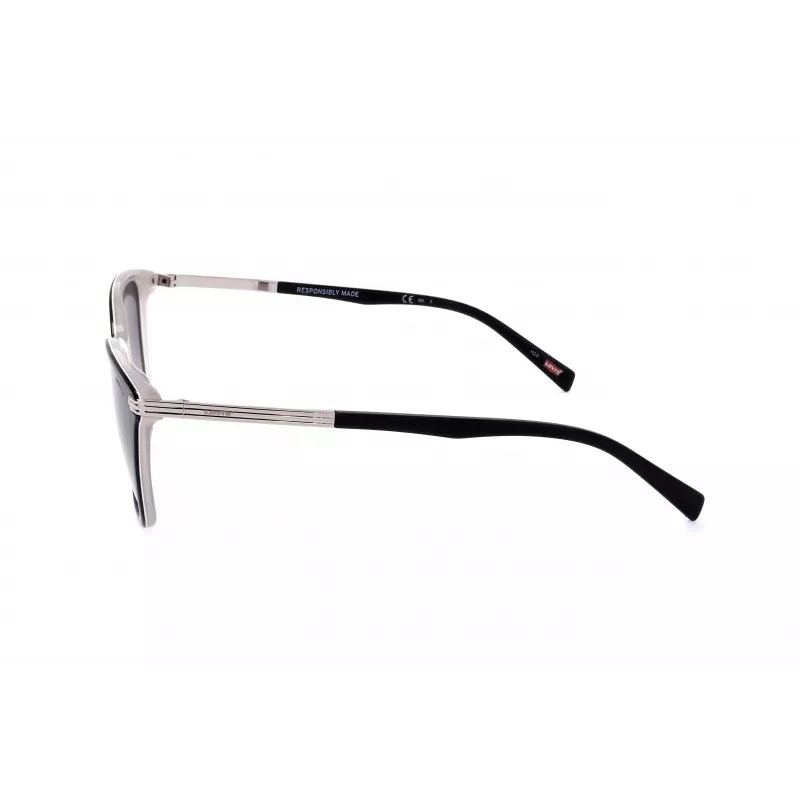 LEVI'S LV-5017-S-80S Women's Sunglasses, Square, Grey Lens, 55 mm