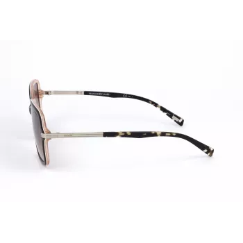 LEVI'S LV-5018-S-MS5 Women's Rectangular Sunglasses - Havana/Tortoise Acetate Frame, Brown Polycarbonate Lenses, UV400 Protection, 54/20/145 mm