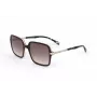 LEVI'S LV-5018-S-MS5 Women's Rectangular Sunglasses - Havana/Tortoise Acetate Frame, Brown Polycarbonate Lenses, UV400 Protection, 54/20/145 mm