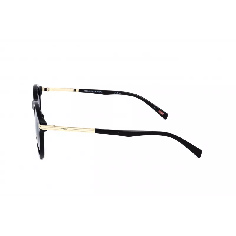 LEVI'S LV-5021-S-807 Women's Square Sunglasses Black/Grey 51mm