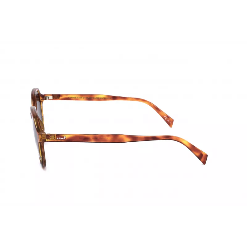LEVI'S LV-5023-S-581 Unisex Sunglasses Havana Acetate Frame Grey Polycarbonate Lenses 54mm