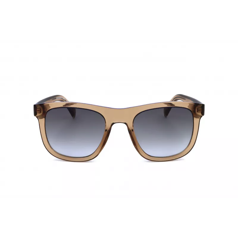 LEVI'S LV1023S09GB Unisex Sunglasses - Matte Black Frame, Grey Lens, 53mm
