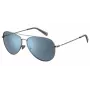 LEVIS Unisex Sunglasses LV1006SD3XG02 Square Black Frame Grey Polarized Lens 60/17/145 mm