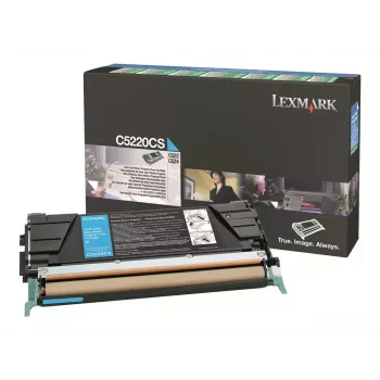 Lexmark C5220CS Cyan Toner Cartridge - Original - for C522, C524, C530, C532, C534
