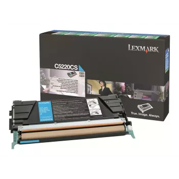 Lexmark C5220CS Cyan Toner Cartridge - Original - for C522, C524, C530, C532, C534