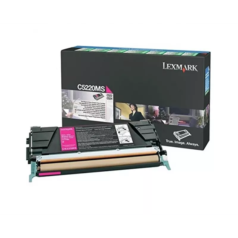 Lexmark Magenta Original Toner Cartridge LCCP, LRP