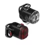 Lezyne LED Light Set USB Pair – 200 Lumen Front & 10 Lumen Rear, IPX7, Integrated USB Charging