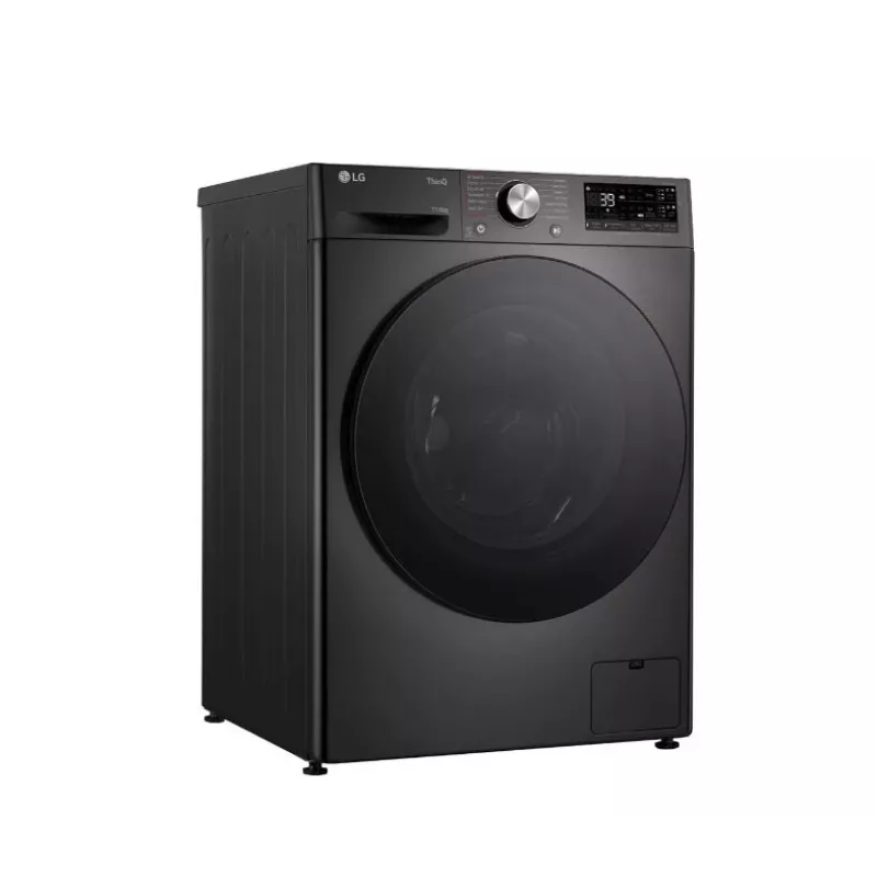 LG F4DR711S2BA Washer Dryer Combo, 11 kg Wash, 6 kg Dry, 1400 RPM, A/D Energy, Front Load, Black Steel, Wi-Fi, Steam, Direct Drive, TFT Display