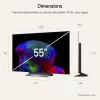 LG OLED55C6ELB.AEUD 55-inch 4K OLED TV, Black, Curved Screen, Triple Tuner, 120Hz, webOS 3.0