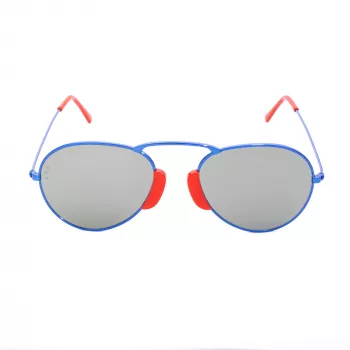 LGR AGADIR-BLUE08 Unisex Sunglasses Havana Frame Blue Lens 54/20/145 mm