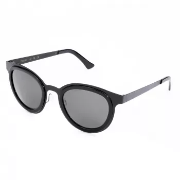 LGR FELI-BLACK01 Unisex Sunglasses - Black Frame, Dark Grey Lens, 47/24/145 mm