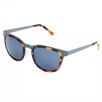 LGR GLOR-BLUE39 Unisex Sunglasses 49/22/145 mm Blue Lens Black Frame