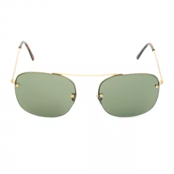 LGR Maasai Gold 02 Sunglasses - Handcrafted Italian Acetate, UV400 Protection, 54mm Lens