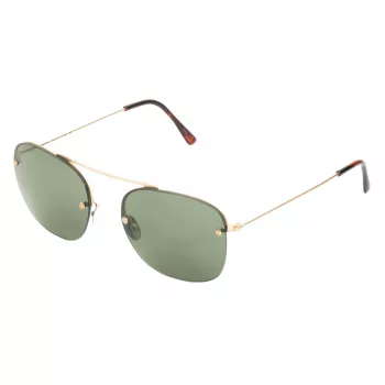 LGR Maasai Gold 02 Sunglasses - Handcrafted Italian Acetate, UV400 Protection, 54mm Lens