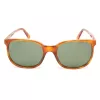 LGR Unisex Springhavan02 Sunglasses - Havana Acetate Frame, Green Mineral Glass Lenses, 50/19/145 mm