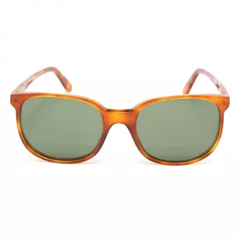 LGR Unisex Springhavan02 Sunglasses - Havana Acetate Frame, Green Mineral Glass Lenses, 50/19/145 mm