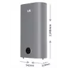LI- LIN LIFVD1SMGY 100L UNIVERSAL Electric Water Heater, Grey, Wi-Fi