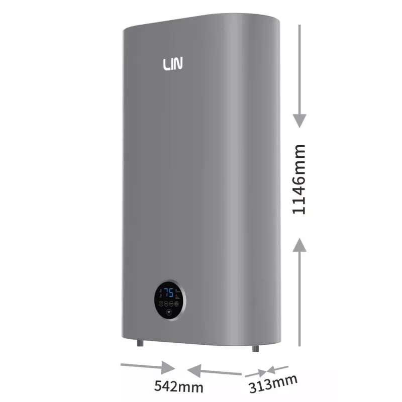 LI- LIN LIFVD1SMGY 100L UNIVERSAL Electric Water Heater, Grey, Wi-Fi