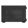 Lian Li DAN Cases B4 Wood Edition Mini Tower PC Case, Micro-ATX, Walnut Front Panel, Black